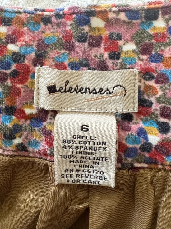 Eleven’s Vintage Anthropologie Velvet Mini Skirt - Picture 3 of 7